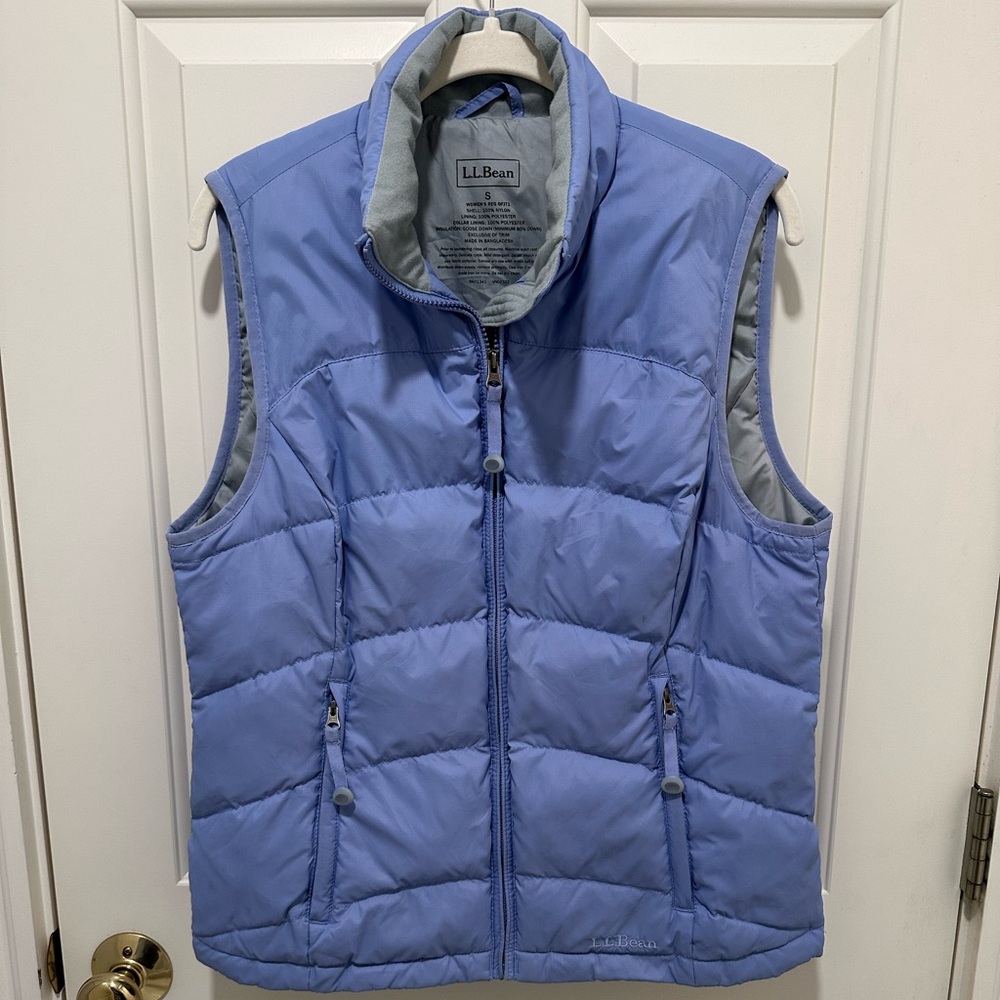 L.L. Bean Women's Light Lavender Puffer Vest